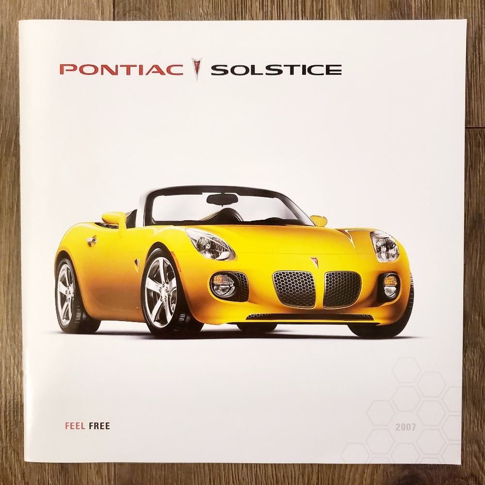2007 Pontiac Solstice  Automobile Dealership Brochure